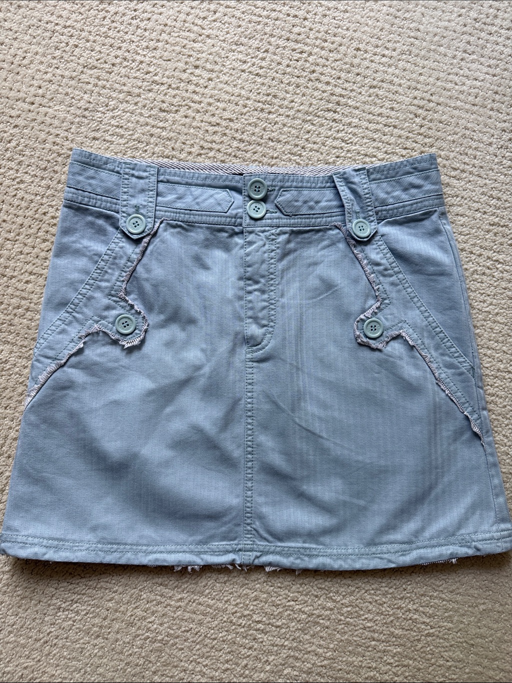 Marc Jacobs Light Blue Casual Mini Skirt
